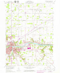 Defiance East Ohio Historical topographic map, 1:24000 scale, 7.5 X 7.5 Minute, Year 1959