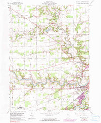 Defiance West Ohio Historical topographic map, 1:24000 scale, 7.5 X 7.5 Minute, Year 1960