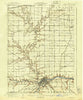 Defiance Ohio Historical topographic map, 1:62500 scale, 15 X 15 Minute, Year 1909