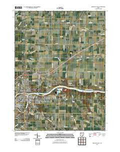 Defiance East Ohio Historical topographic map, 1:24000 scale, 7.5 X 7.5 Minute, Year 2010
