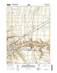 Defiance East Ohio Current topographic map, 1:24000 scale, 7.5 X 7.5 Minute, Year 2016