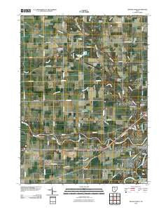 Defiance West Ohio Historical topographic map, 1:24000 scale, 7.5 X 7.5 Minute, Year 2010