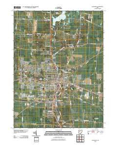 Delaware Ohio Historical topographic map, 1:24000 scale, 7.5 X 7.5 Minute, Year 2010