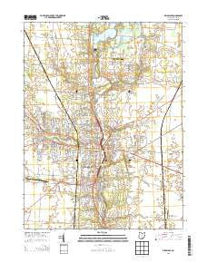 Delaware Ohio Historical topographic map, 1:24000 scale, 7.5 X 7.5 Minute, Year 2013