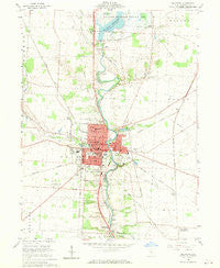 Delaware Ohio Historical topographic map, 1:24000 scale, 7.5 X 7.5 Minute, Year 1960