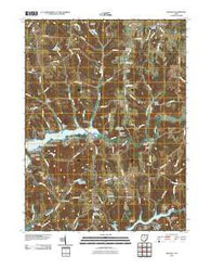 Dellroy Ohio Historical topographic map, 1:24000 scale, 7.5 X 7.5 Minute, Year 2010