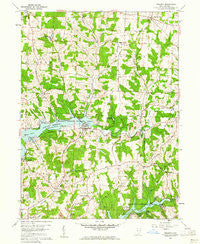 Dellroy Ohio Historical topographic map, 1:24000 scale, 7.5 X 7.5 Minute, Year 1959