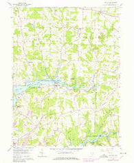 Dellroy Ohio Historical topographic map, 1:24000 scale, 7.5 X 7.5 Minute, Year 1959