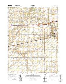 Delta Ohio Historical topographic map, 1:24000 scale, 7.5 X 7.5 Minute, Year 2013