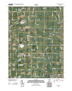 Denmark Ohio Historical topographic map, 1:24000 scale, 7.5 X 7.5 Minute, Year 2010