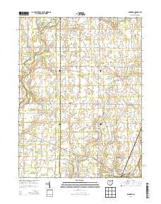 Denmark Ohio Historical topographic map, 1:24000 scale, 7.5 X 7.5 Minute, Year 2013