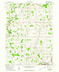 Denmark Ohio Historical topographic map, 1:24000 scale, 7.5 X 7.5 Minute, Year 1961