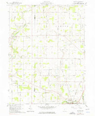 Denmark Ohio Historical topographic map, 1:24000 scale, 7.5 X 7.5 Minute, Year 1961