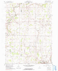 Denmark Ohio Historical topographic map, 1:24000 scale, 7.5 X 7.5 Minute, Year 1961