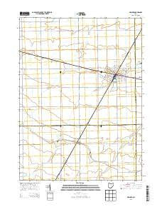 Deshler Ohio Historical topographic map, 1:24000 scale, 7.5 X 7.5 Minute, Year 2013