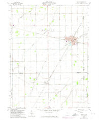 Deshler Ohio Historical topographic map, 1:24000 scale, 7.5 X 7.5 Minute, Year 1960