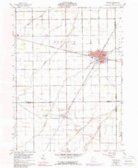 Deshler Ohio Historical topographic map, 1:24000 scale, 7.5 X 7.5 Minute, Year 1960