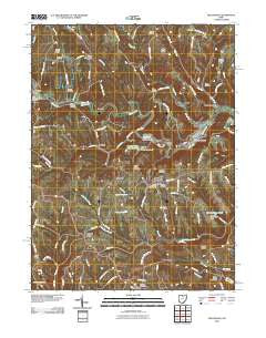 Dillonvale Ohio Historical topographic map, 1:24000 scale, 7.5 X 7.5 Minute, Year 2010