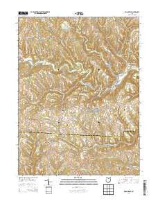 Dillonvale Ohio Historical topographic map, 1:24000 scale, 7.5 X 7.5 Minute, Year 2013