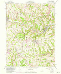 Dillonvale Ohio Historical topographic map, 1:24000 scale, 7.5 X 7.5 Minute, Year 1960