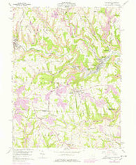 Dillonvale Ohio Historical topographic map, 1:24000 scale, 7.5 X 7.5 Minute, Year 1960