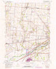 Donnelsville Ohio Historical topographic map, 1:24000 scale, 7.5 X 7.5 Minute, Year 1965