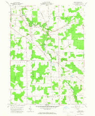 Dorset Ohio Historical topographic map, 1:24000 scale, 7.5 X 7.5 Minute, Year 1959