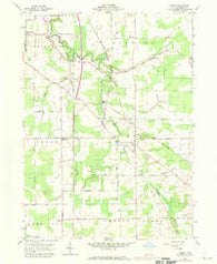 Dorset Ohio Historical topographic map, 1:24000 scale, 7.5 X 7.5 Minute, Year 1959