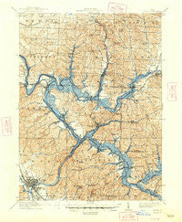 Dover Ohio Historical topographic map, 1:62500 scale, 15 X 15 Minute, Year 1912