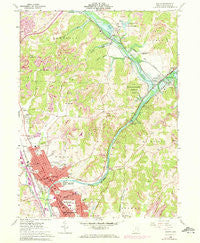 Dover Ohio Historical topographic map, 1:24000 scale, 7.5 X 7.5 Minute, Year 1961