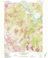 Dover Ohio Historical topographic map, 1:24000 scale, 7.5 X 7.5 Minute, Year 1961