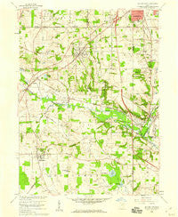 Doylestown Ohio Historical topographic map, 1:24000 scale, 7.5 X 7.5 Minute, Year 1958