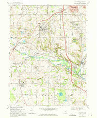 Doylestown Ohio Historical topographic map, 1:24000 scale, 7.5 X 7.5 Minute, Year 1969