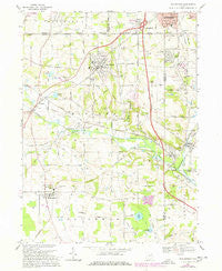 Doylestown Ohio Historical topographic map, 1:24000 scale, 7.5 X 7.5 Minute, Year 1969