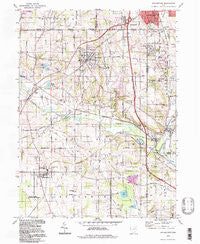 Doylestown Ohio Historical topographic map, 1:24000 scale, 7.5 X 7.5 Minute, Year 1994