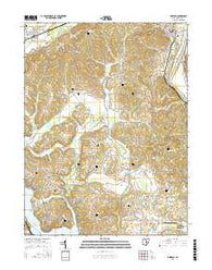 Dresden Ohio Current topographic map, 1:24000 scale, 7.5 X 7.5 Minute, Year 2016