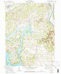 Dresden Ohio Historical topographic map, 1:24000 scale, 7.5 X 7.5 Minute, Year 1962