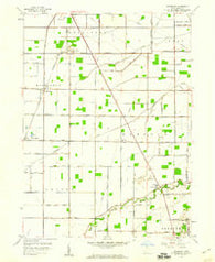 Dunbridge Ohio Historical topographic map, 1:24000 scale, 7.5 X 7.5 Minute, Year 1958