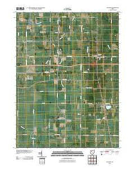 Dunkirk Ohio Historical topographic map, 1:24000 scale, 7.5 X 7.5 Minute, Year 2010