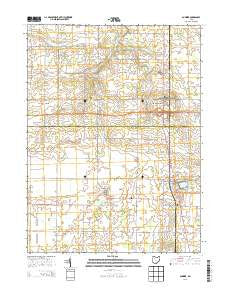 Dunkirk Ohio Historical topographic map, 1:24000 scale, 7.5 X 7.5 Minute, Year 2013