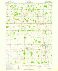 Dunkirk Ohio Historical topographic map, 1:24000 scale, 7.5 X 7.5 Minute, Year 1961