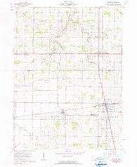 Dunkirk Ohio Historical topographic map, 1:24000 scale, 7.5 X 7.5 Minute, Year 1961