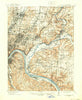 East Cincinnati Ohio Historical topographic map, 1:62500 scale, 15 X 15 Minute, Year 1914