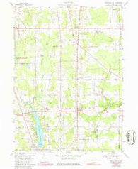 East Claridon Ohio Historical topographic map, 1:24000 scale, 7.5 X 7.5 Minute, Year 1959