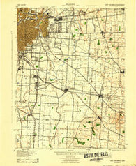 East Columbus Ohio Historical topographic map, 1:62500 scale, 15 X 15 Minute, Year 1943