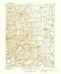 East Liberty Ohio Historical topographic map, 1:62500 scale, 15 X 15 Minute, Year 1913