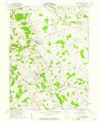 East Liberty Ohio Historical topographic map, 1:24000 scale, 7.5 X 7.5 Minute, Year 1961