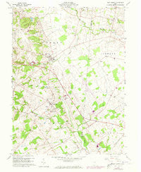 East Liberty Ohio Historical topographic map, 1:24000 scale, 7.5 X 7.5 Minute, Year 1961