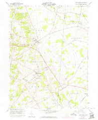 East Liberty Ohio Historical topographic map, 1:24000 scale, 7.5 X 7.5 Minute, Year 1961
