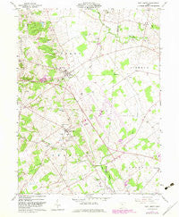 East Liberty Ohio Historical topographic map, 1:24000 scale, 7.5 X 7.5 Minute, Year 1961